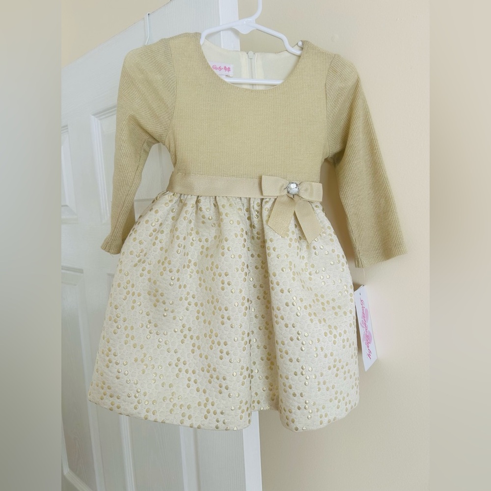 Bonnie Jean Gold Dress